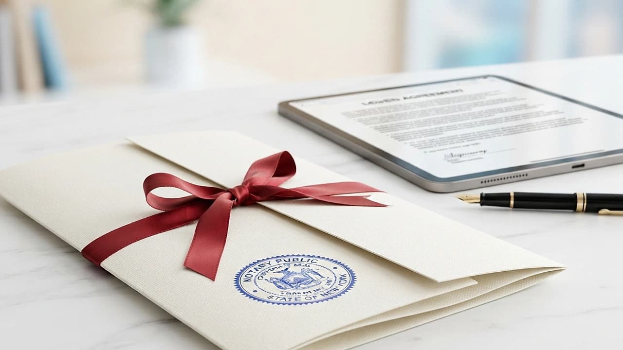 Copia dell'atto costitutivo e statuto societario 2026 su scrivania con sigillo notarile e documento CCIAA in PDF.