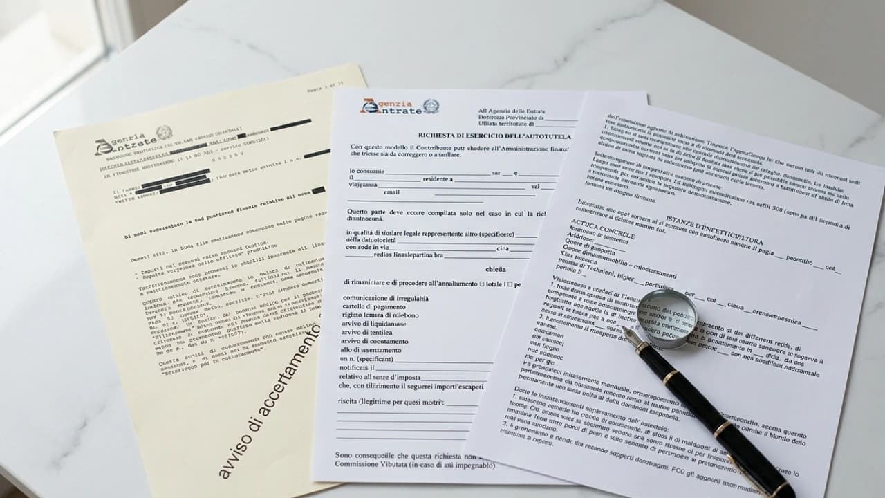 Avviso di accertamento catastale Agenzia delle Entrate con istanza di autotutela e ricorso alla Corte di Giustizia Tributaria — guida professionisti 2026